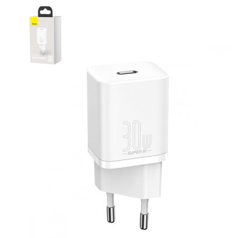 ������� �������� ���������� Baseus Super Si, Quick Charge, �����, USB Type-C, 30 ��, CCSUP-J02