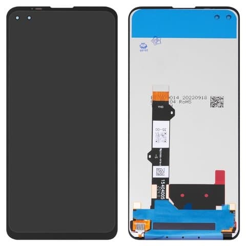 Дисплей Motorola Moto G 5G Plus, чорний | з тачскріном | High Copy | дисплейный модуль, экран