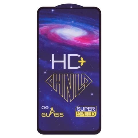 Закаленное защитное стекло Google Pixel 4a, 0.33 мм, совместимо с чехлом, черное, Full Glue (клей по всей площади стекла), HD+