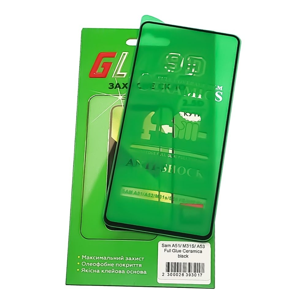 �������� ������ Samsung SM-A515 Galaxy A51, SM-M317 Galaxy M31s, Full Glue (���� �� ���� ������� ������), Ceramics, ������