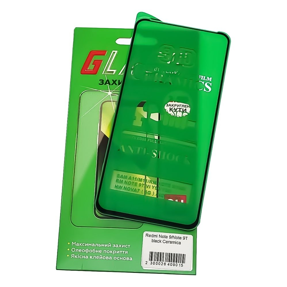 �������� ������ Xiaomi Redmi Note 9, Redmi Note 9T, M2003J15SC, M2003J15SG, M2003J15SS, Full Glue (���� �� ���� ������� ������), Ceramics, ������