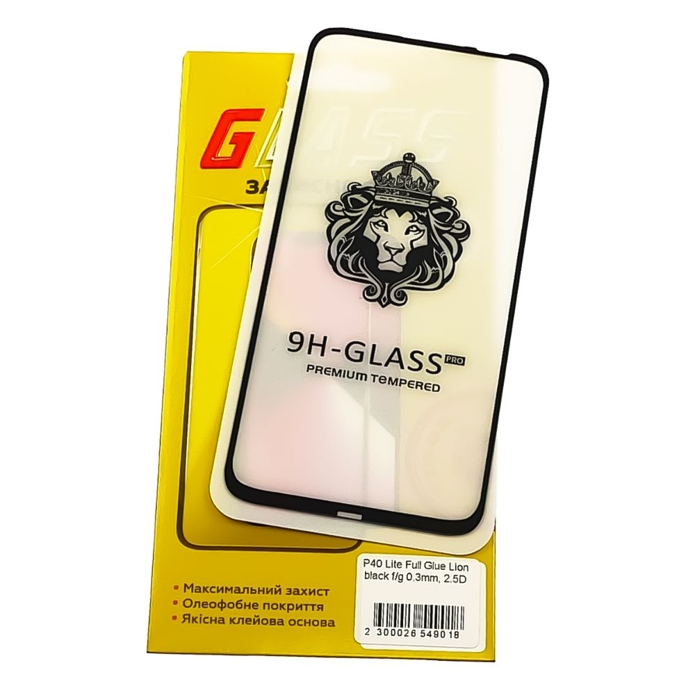 ������� ���� Huawei P40 Lite, �����, Lion, 0.3 ��, 2.5D, iNobi, Full Glue, ���� �� ��� ��������, ������ � ������ | ���������� �������� ������