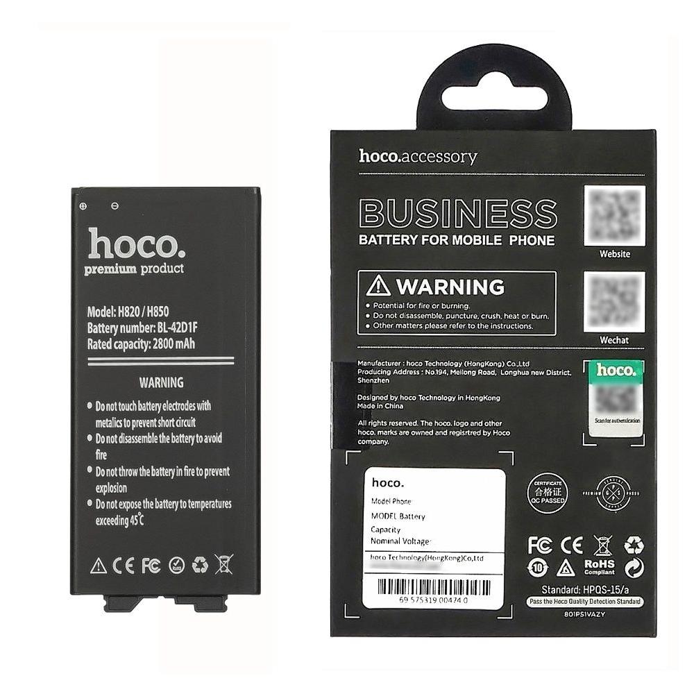 ���������� LG H820 G5, H830 G5, H850 G5, LS992 G5, US992 G5, VS987 G5, BL-42D1F, Hoco | 3-12 ��. ������ | ���, �������, �����������