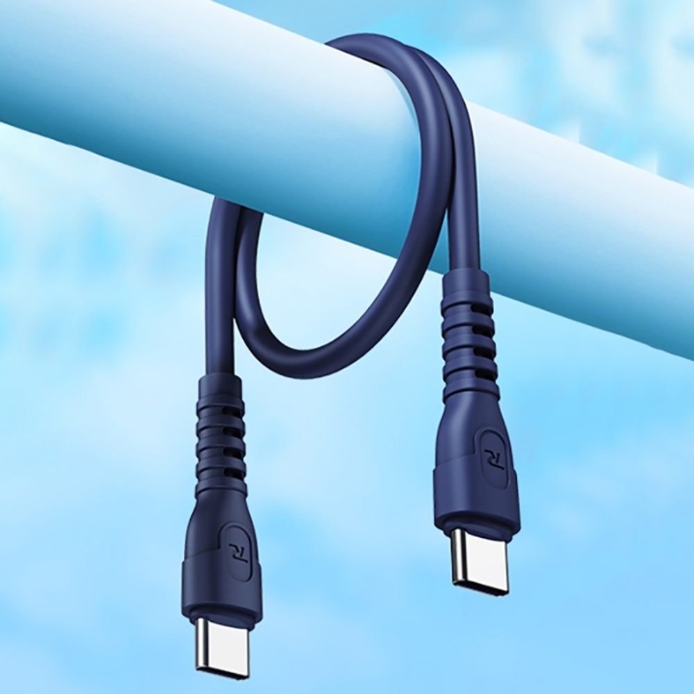 USB-������ Remax RC-C022, Type-C �� Type-C, Power Delivery (65 ��), 30 ��, �����
