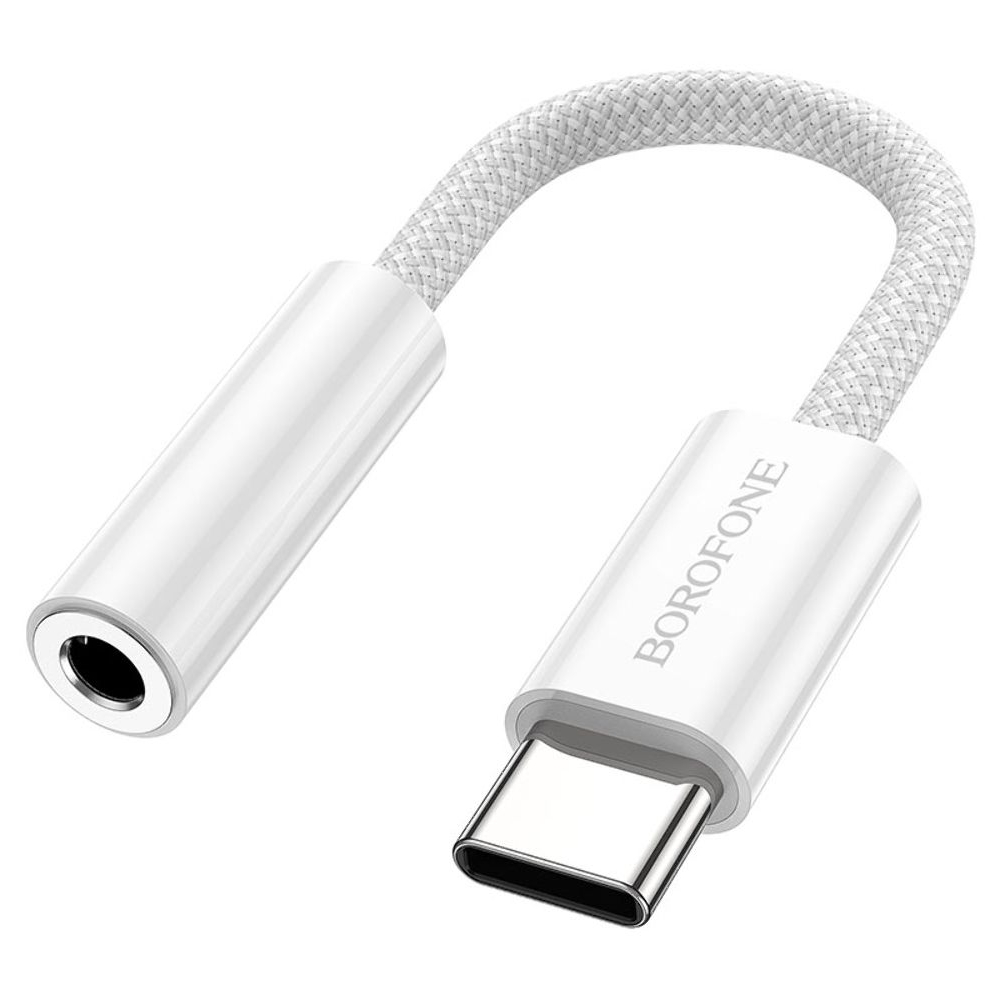�������-���������� Borofone BV15, ����� ��������� Type-C �� Jack 3.5 (F), 10 ��, ����