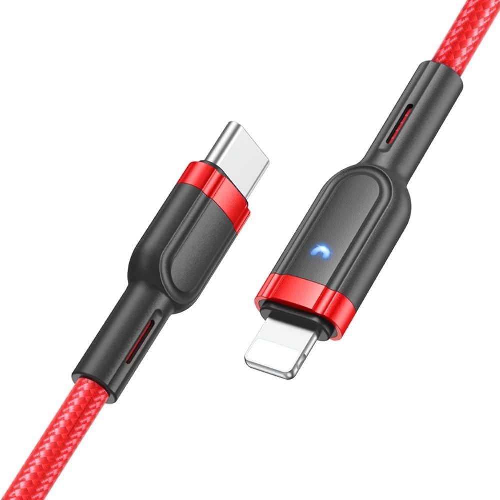 USB-������ Hoco U117, Type-C �� Lightning, 120 ��, �������