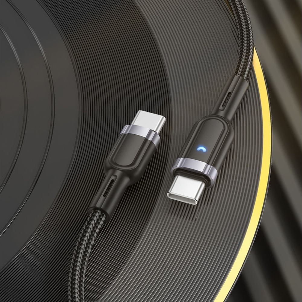 USB-������ Hoco U117, Type-C �� Type-C, Power Delivery (100 ��), 120 ��, ������