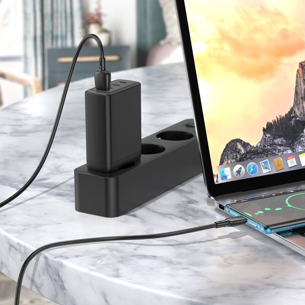 USB-������ Borofone BX93, USB �� Type-C, Power Delivery (27 ��), ������