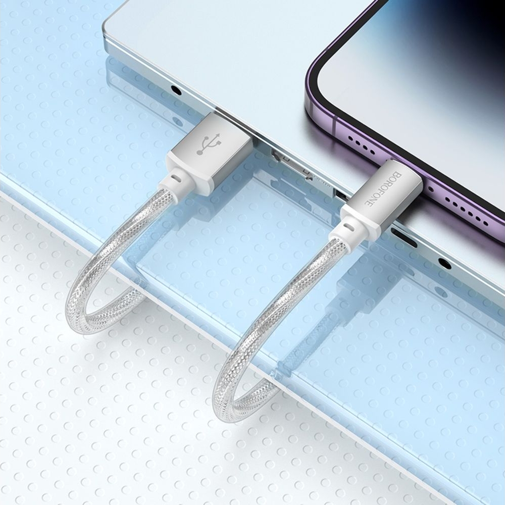 USB-������ Borofone BX95, USB �� Lightning, 100 ��, �����������
