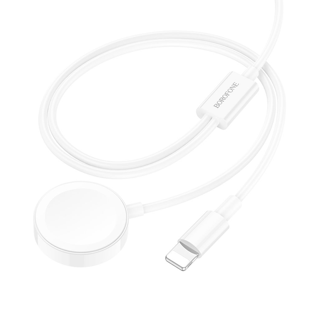 USB-������ Borofone BQ22, 2 � 1, Lightning, iWatch, 100 ��, ����