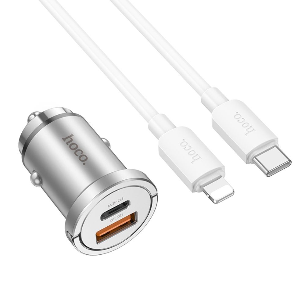 ������������� �������� ������� Hoco NZ10, USB, Type-C, Power Delivery (45 ��), ����������� + ������, Type-C �� Lightning | �������, �������� ����������