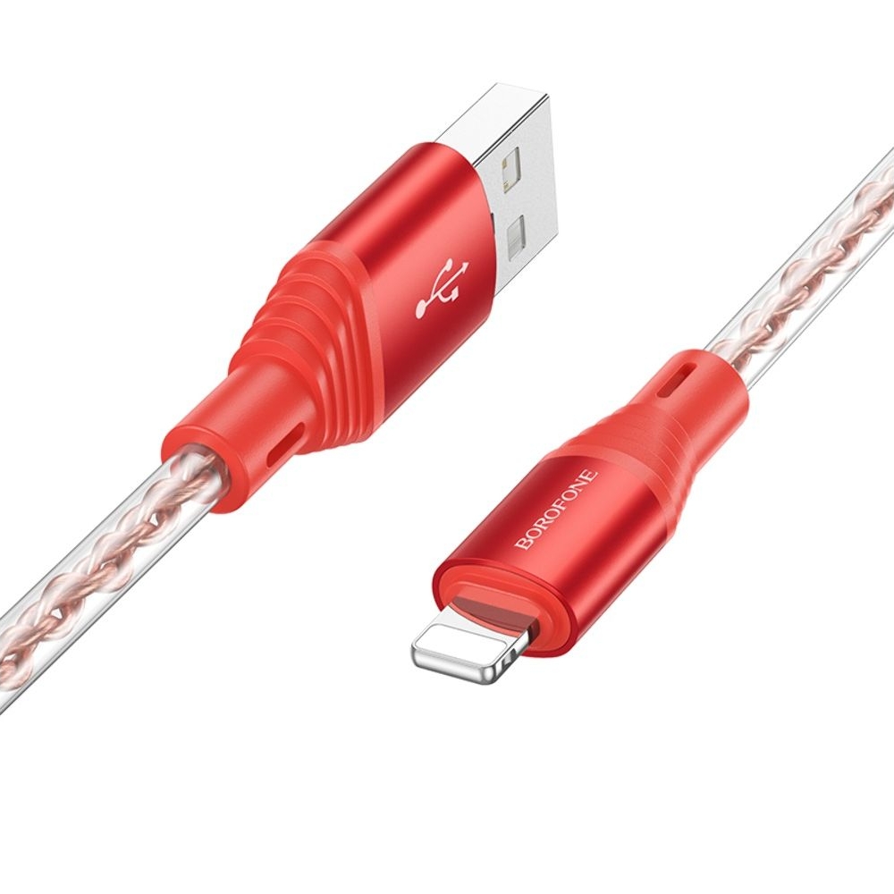 USB-������ Borofone BX96, USB �� Lightning, 100 ��, �������