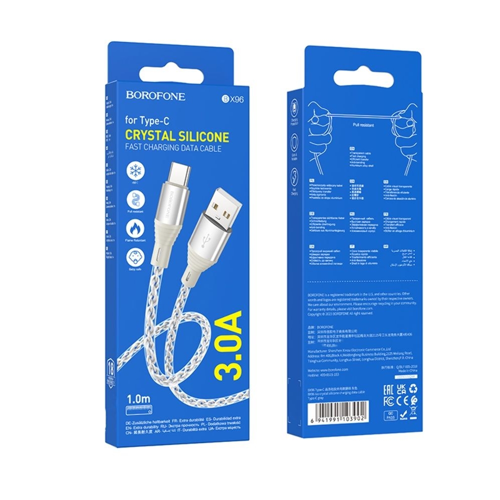 USB-������ Borofone BX96, Type-C, 100 ��, ����