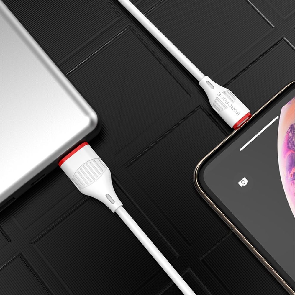 USB-������ Borofone BX17, USB �� Lightning, 100 ��, ����