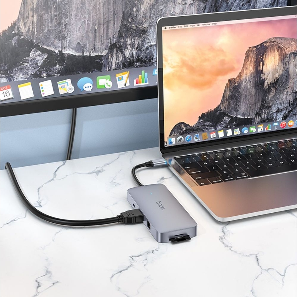 ������� Hoco HB32, Type-C, 8-in-1, ����