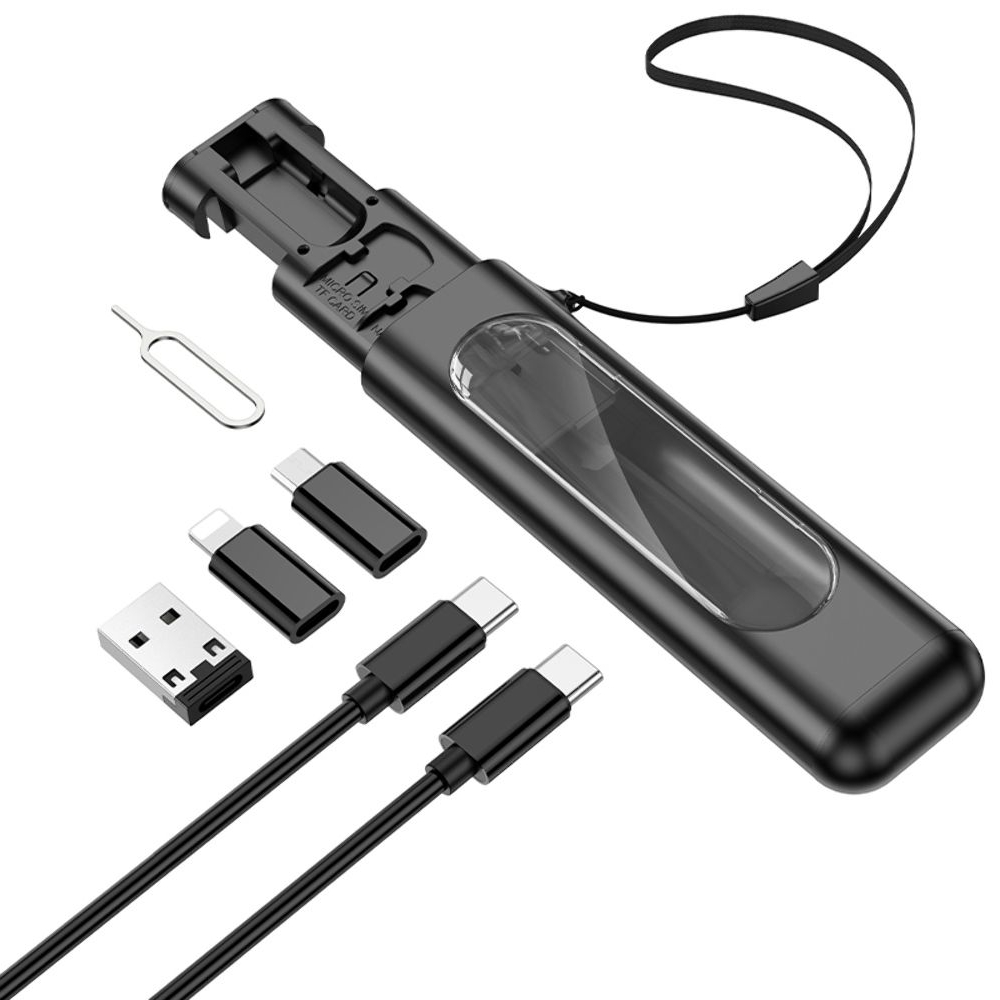 ������� ���������� Borofone BU36 4�1 USB, Lightning, MicroUSB, ������ + ������, Type-C �� Type-C