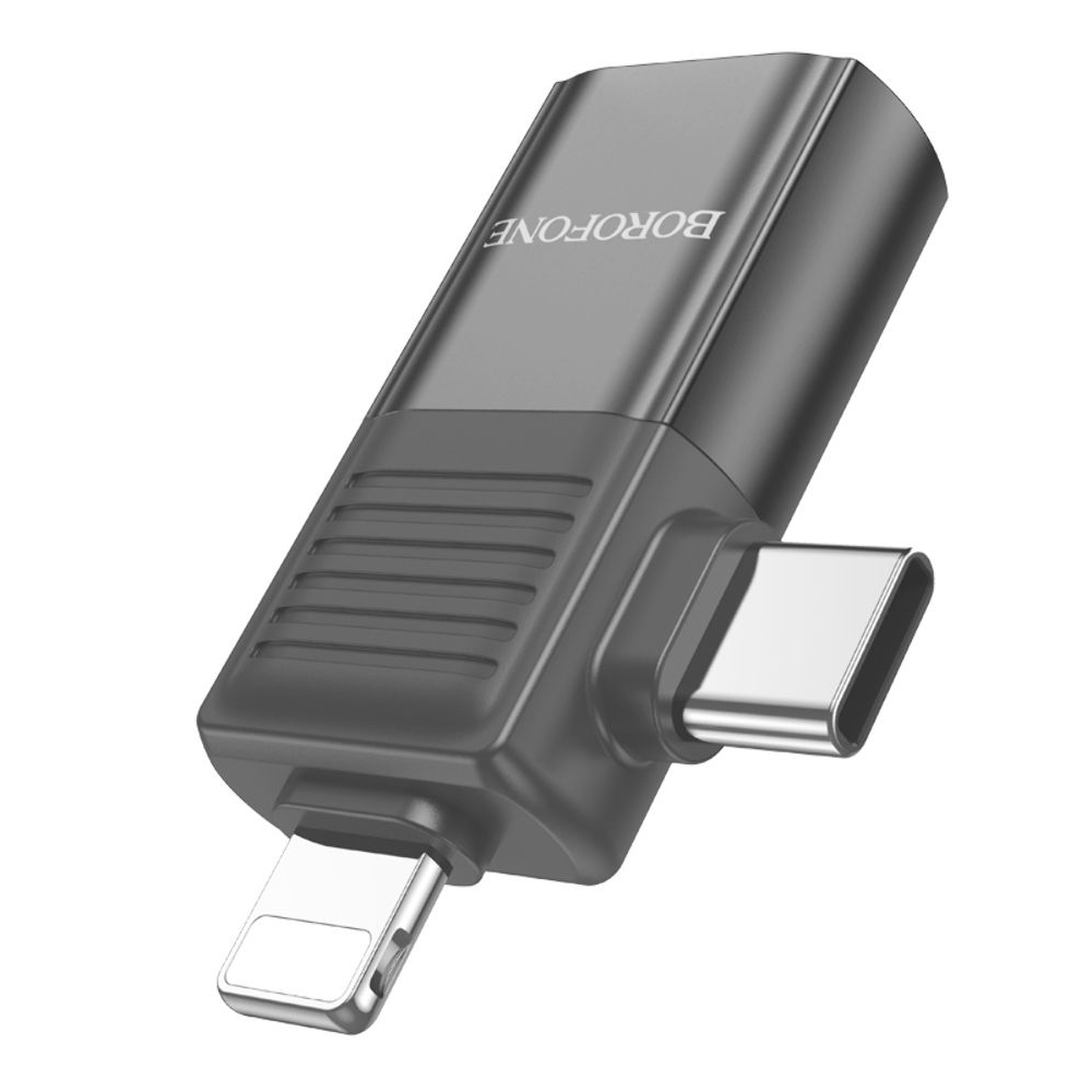 ������� ���������� Borofone BV18, Type-C � Lightning �� USB, 2 � 1, ������