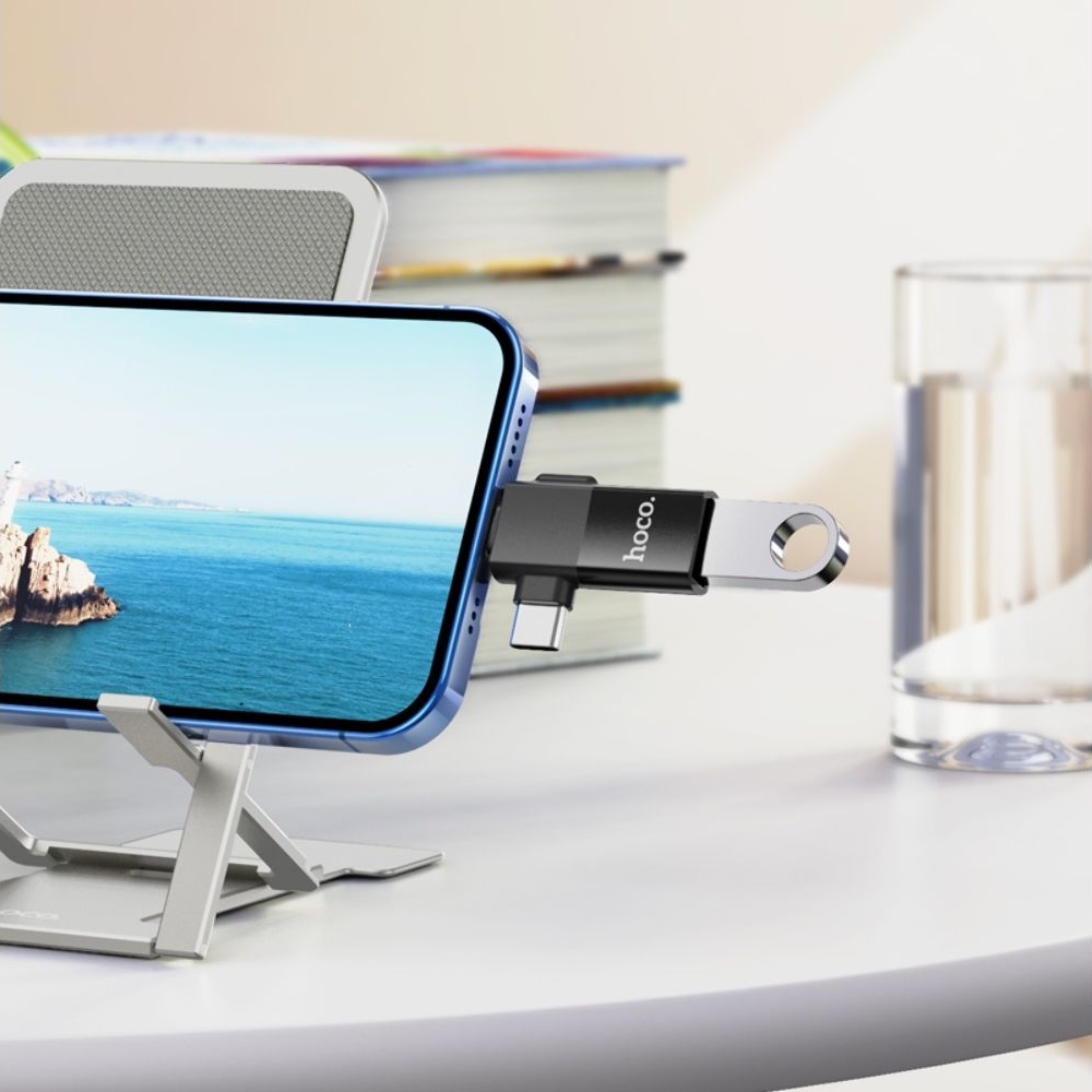 ������� ���������� Hoco UA17, Type-C, Lightning, ������