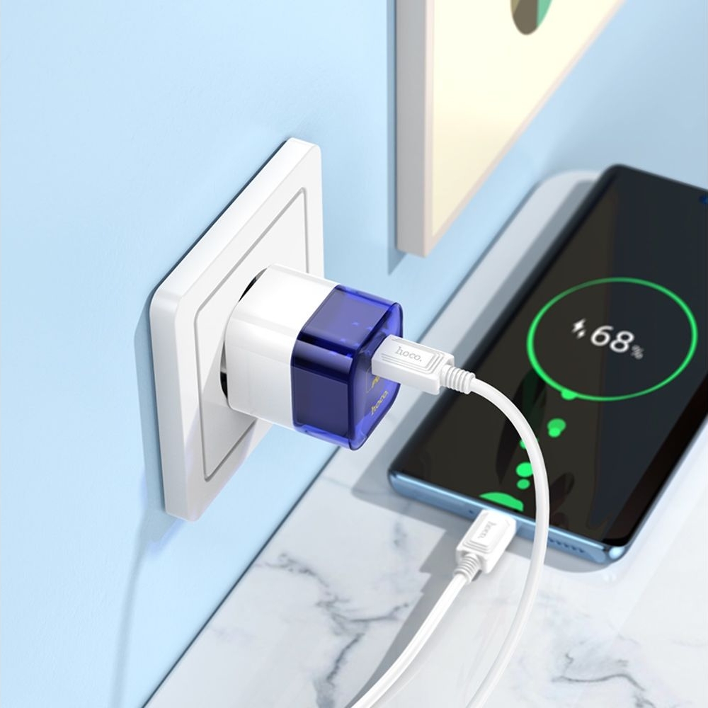 ������� �������� ���������� Hoco C125A, Type-C, �����, � ������� Type-C �� Type-C