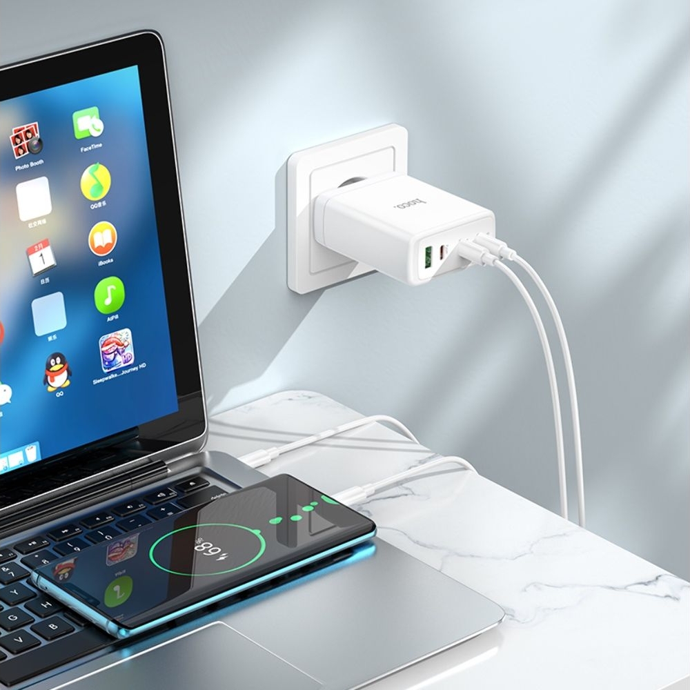 ������� �������� ���������� Hoco N31, PowerDelivery (100 ��), 3C1A, �����