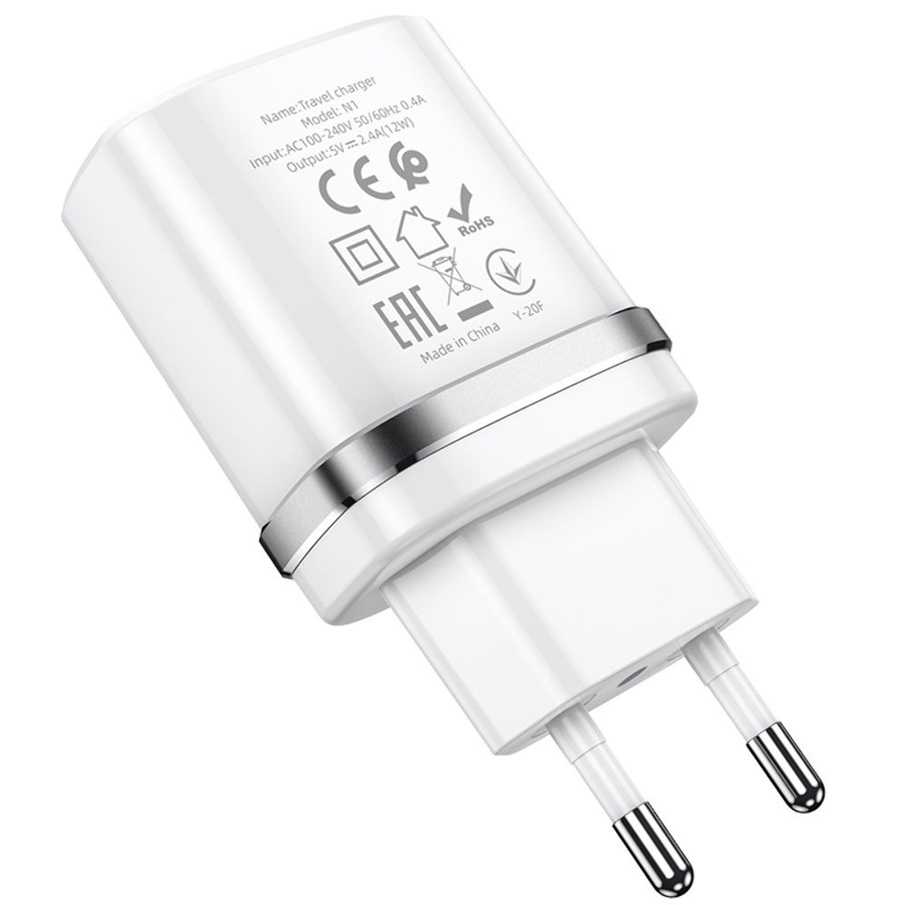 ������� �������� ���������� Hoco N1, 1 USB, �����, � ������� MicroUSB