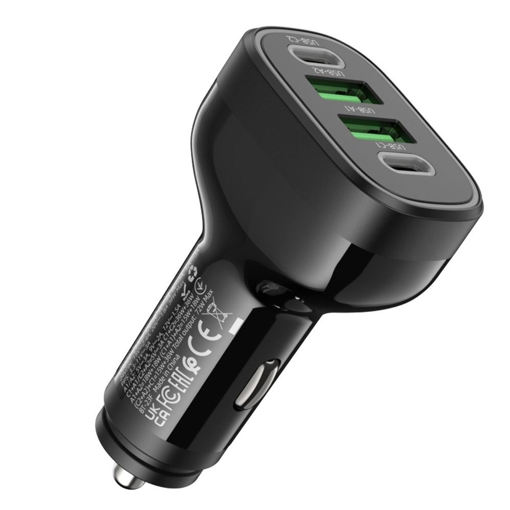 ������������� �������� ������� Hoco NZ11, 2 USB, 2 Type-C, Power Delivery (72 ��), ������ | �������, �������� ����������