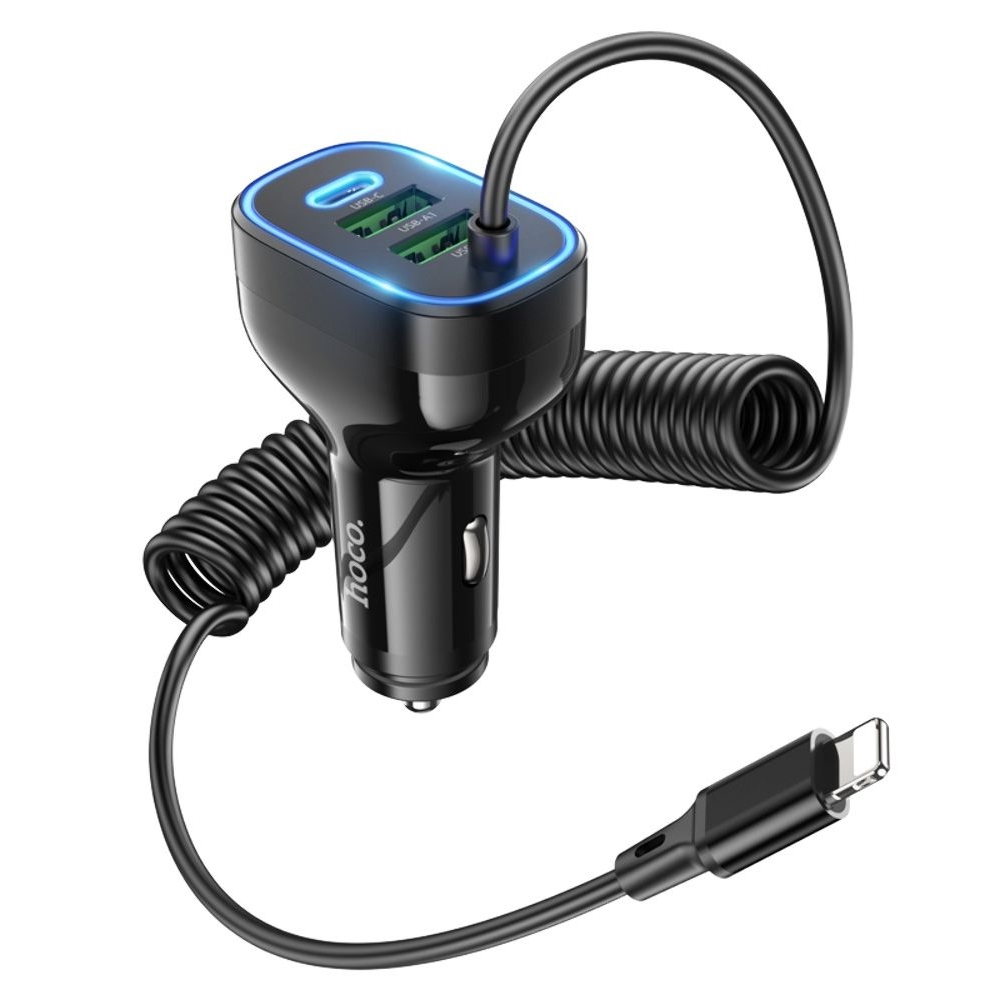 ������������� �������� ������� Hoco NZ11A, 2 USB, Type-C, Power Delivery (30 ��), ������ + ������ Lightning | �������, �������� ����������