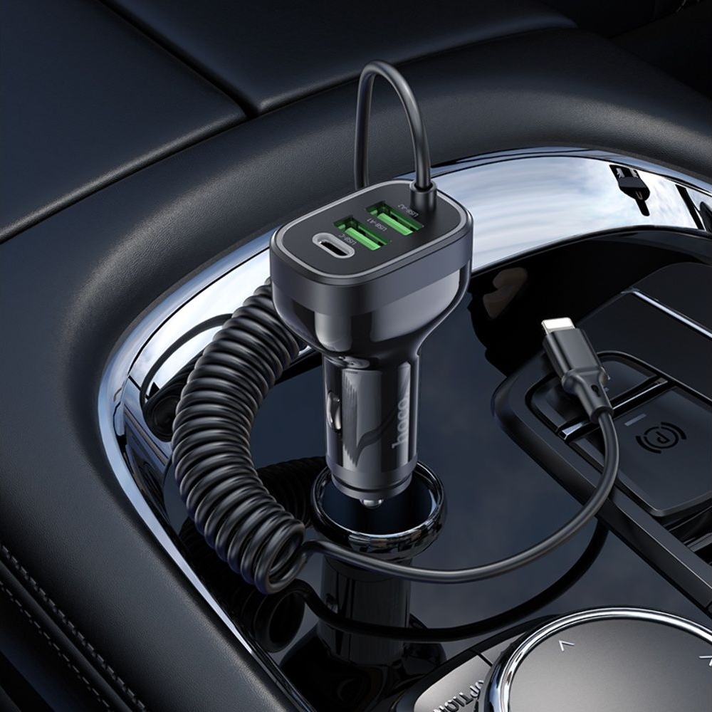 ������������� �������� ������� Hoco NZ11A, 2 USB, Type-C, Power Delivery (30 ��), ������ + ������ Lightning | �������, �������� ����������