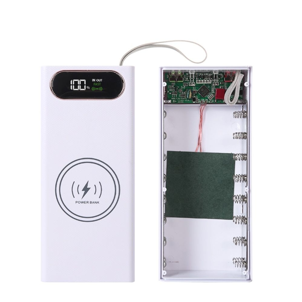 ������ Multi-powerbank L16, ��� �������� 18650 �� 16 ��, 22.5+15W, � ������������ �������� � ������, ����