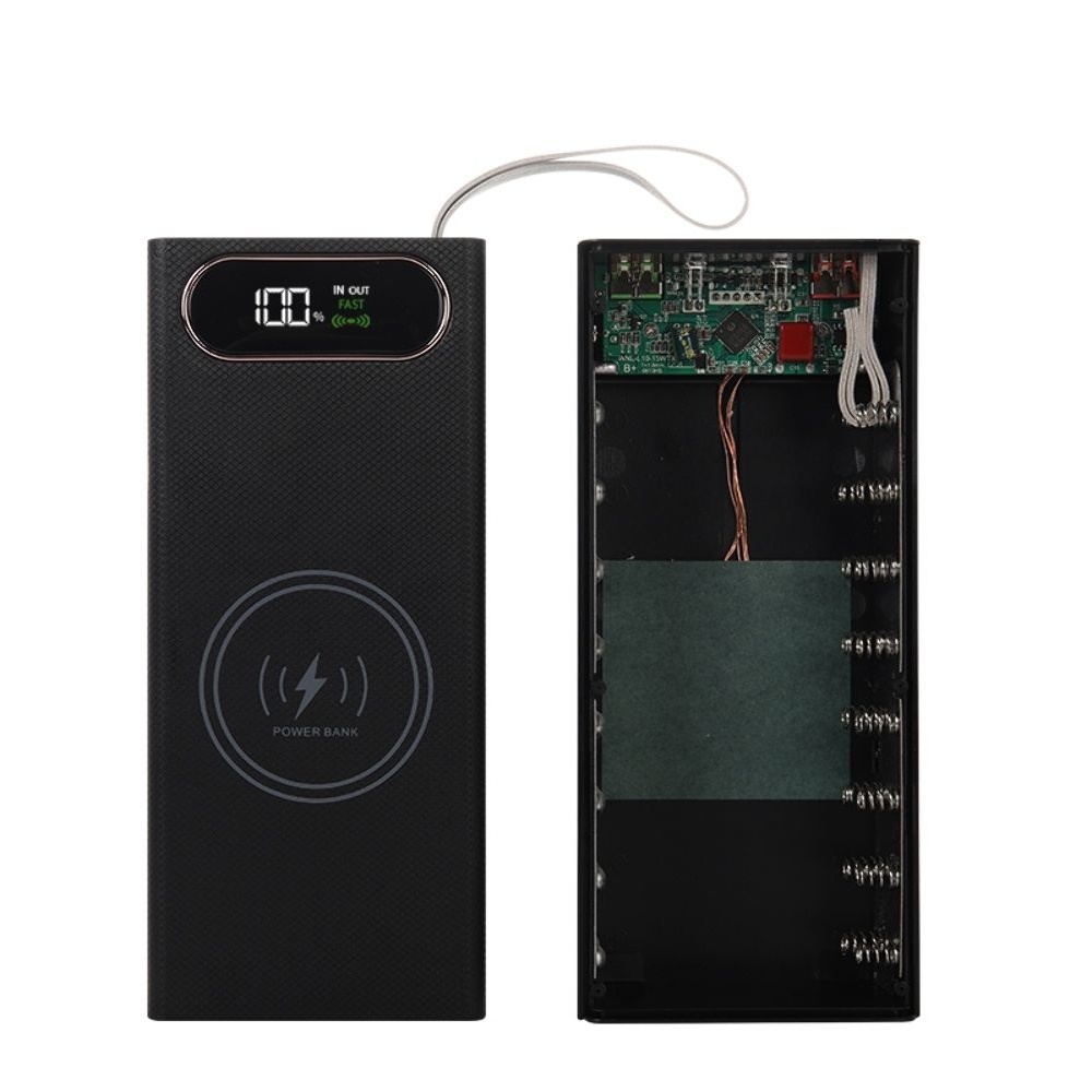 ������ Multi-powerbank L16, ��� �������� 18650 �� 16 ��, 22.5+15W, � ������������ �������� � ������, ������