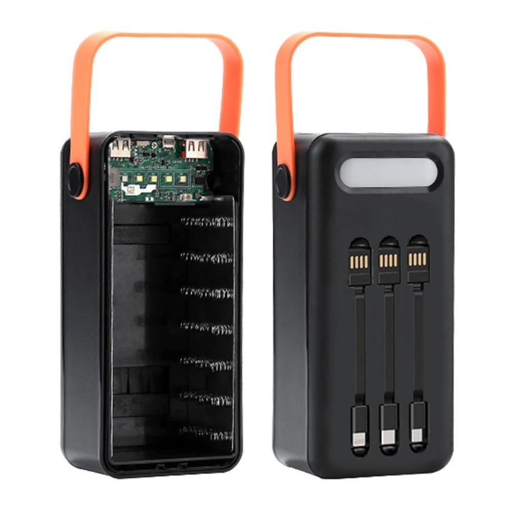 ������ Multi-powerbank S21, ��� �������� 18650 �� 21 ��, 22.5W, � ������, ������