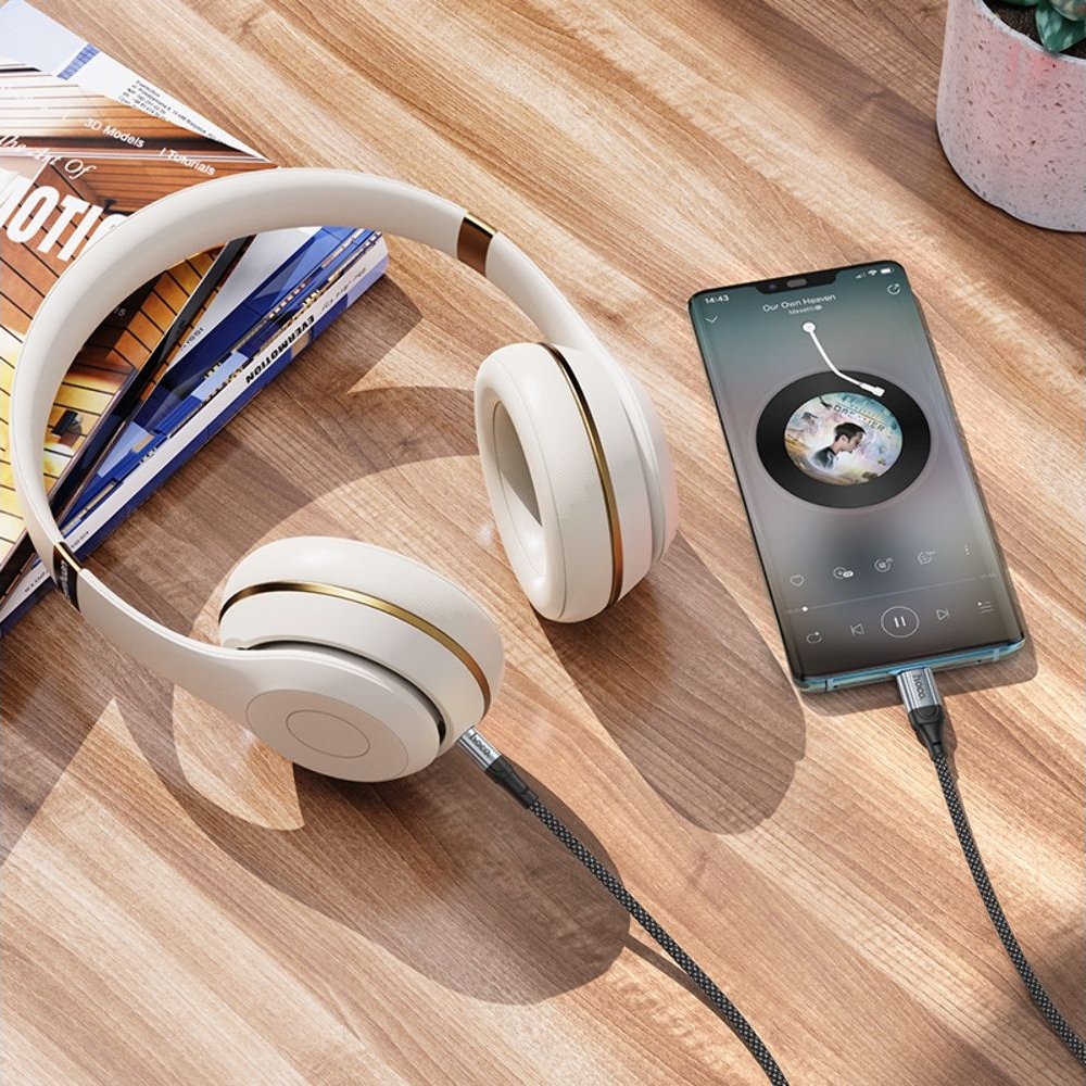 AUX-������ Hoco UPA26, Type-C �� Jack 3.5, 100 ��, ������