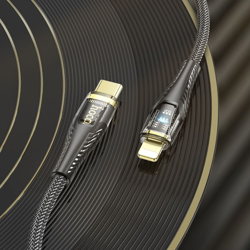 USB-������ Hoco U121, Type-C �� Lightning, PowerDelivery (27 ��), 120 ��, ������