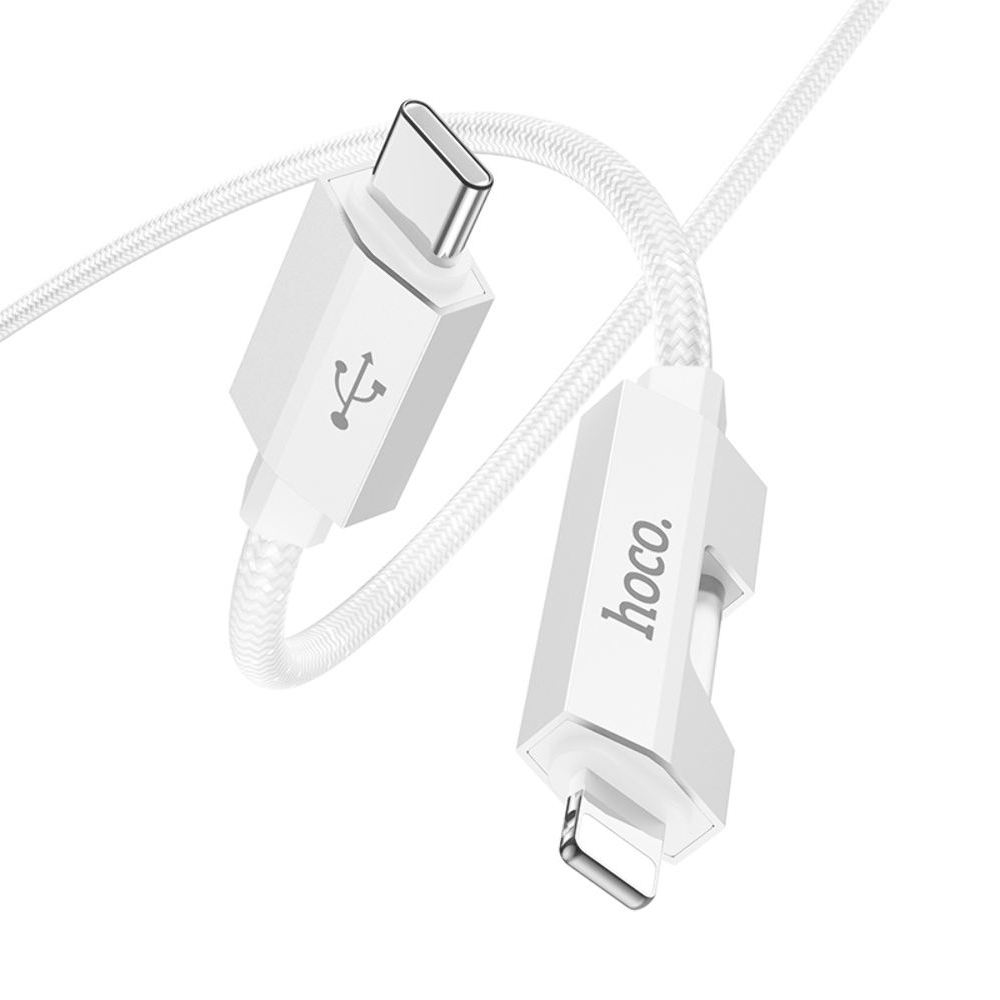USB-������ Hoco U123, Type-C �� Lightning, 27 ��, 100 ��, ����