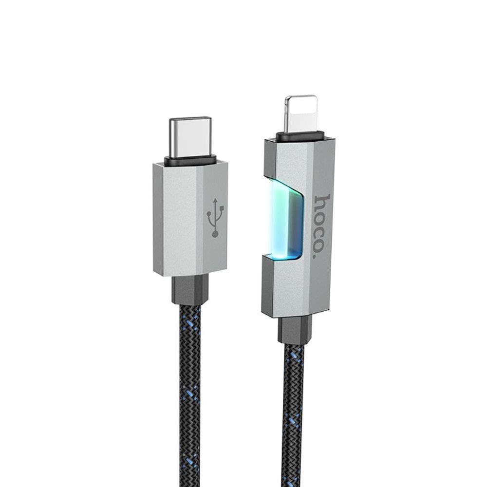 USB-������ Hoco U123, Type-C �� Lightning, 27 ��, 100 ��, ������
