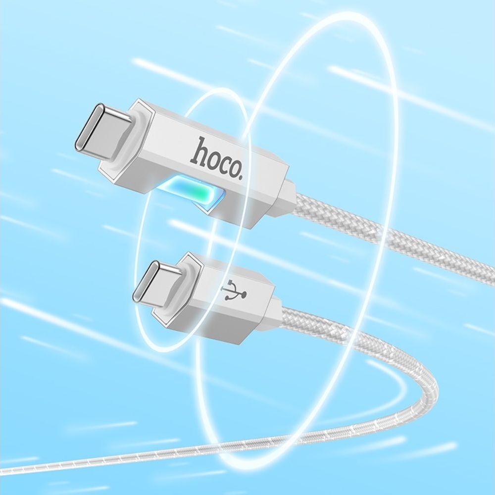 USB-������ Hoco U123, Type-C �� Type-C, PowerDelivery (60 ��), 100 ��, ����