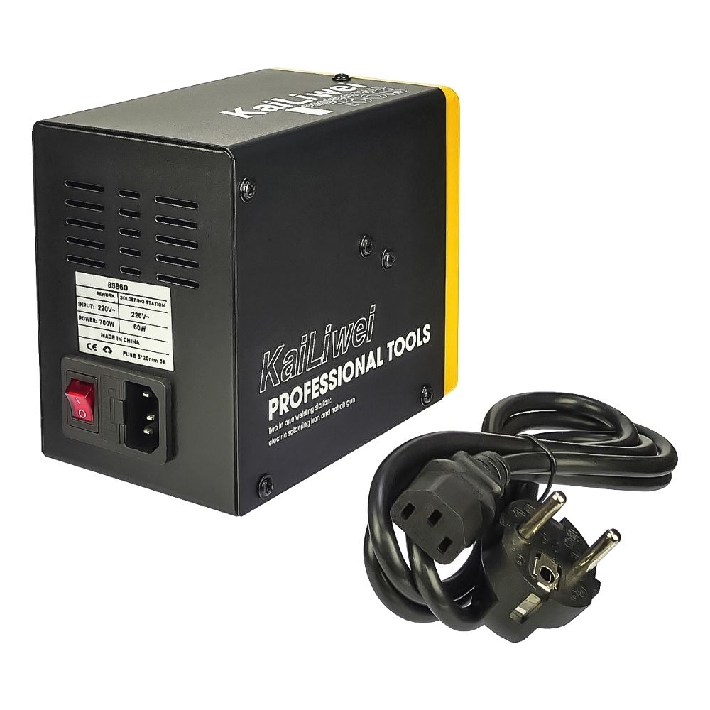 �������� ������� KaiLiwei 8589D, ��� � �������� ������� (700W), �������� � �������������� Hakko (60W), �������� ���������