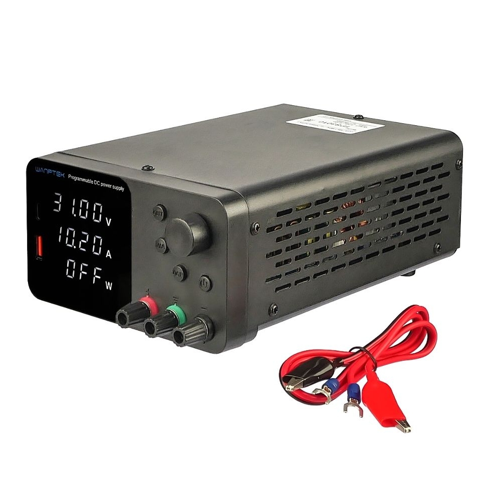 ���� ������� Wanptek TPS3010, 30V, 10A, ����������, � �������� ���������� (V/A/W), USB A/ Type-C