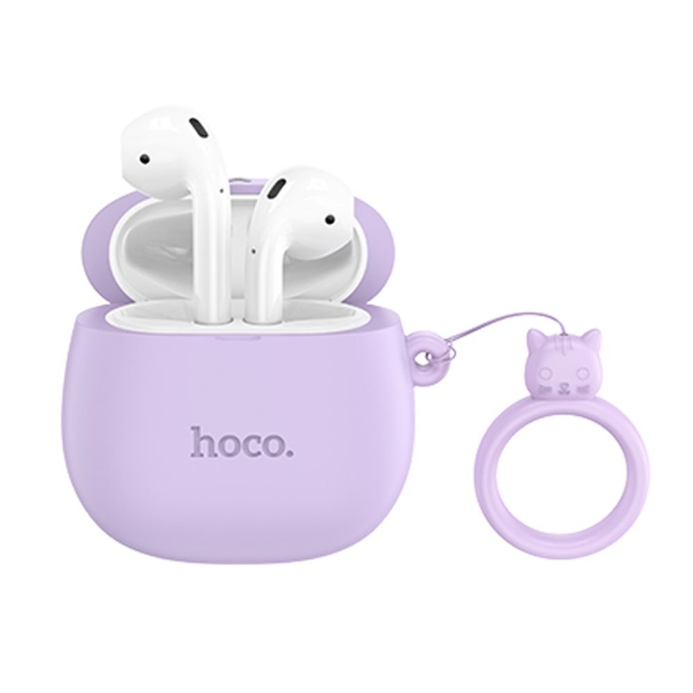 �������� ������������ �������� Hoco EW45 TWS Cat Ear lilac cat, ����������