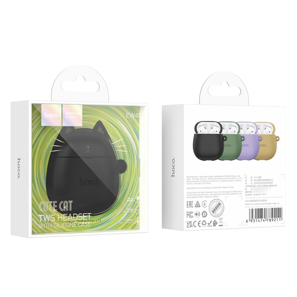 �������� ������������ �������� Hoco EW45 TWS Cat Ear magic cat, ������