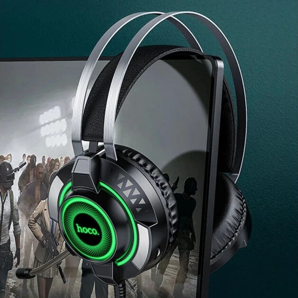 �������� ��������� ������� Hoco ESD06, � ����������, � LED-����������, 3.5 ��, ������