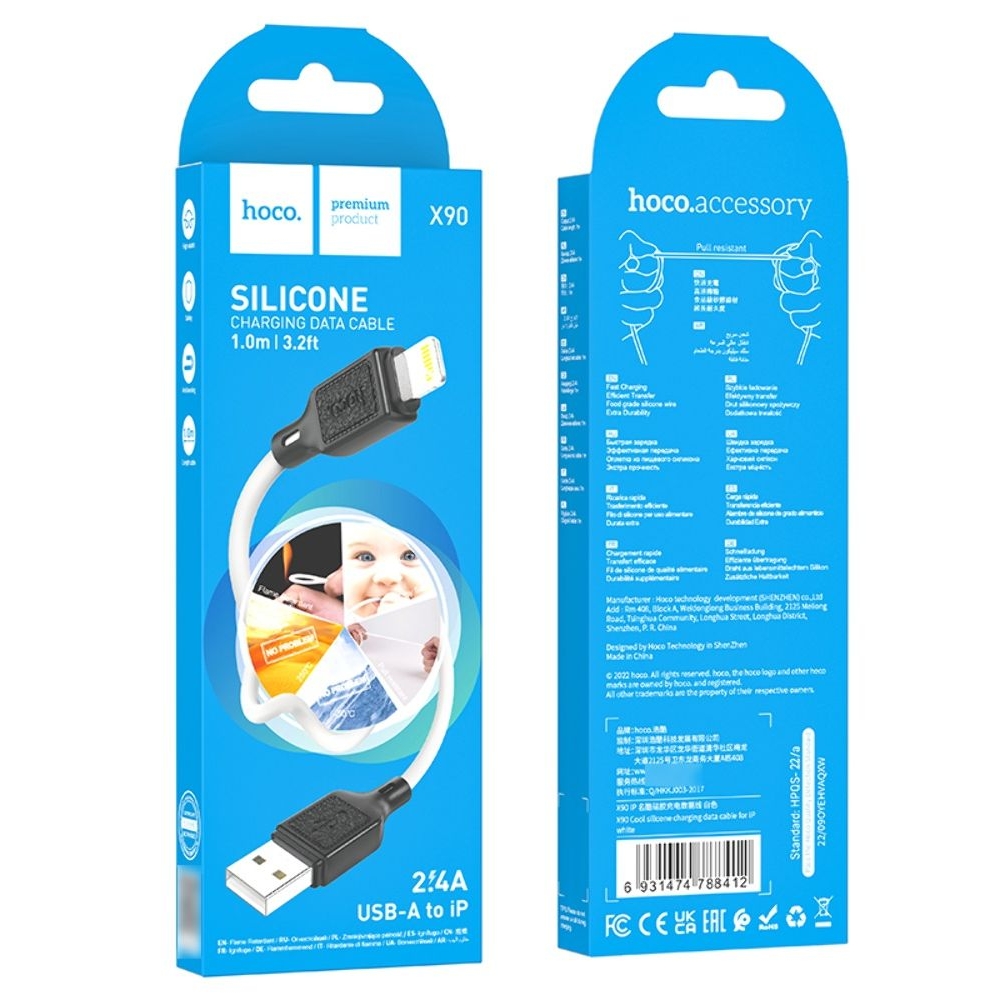 ������ Hoco X90 USB to Lightning 1m, ����