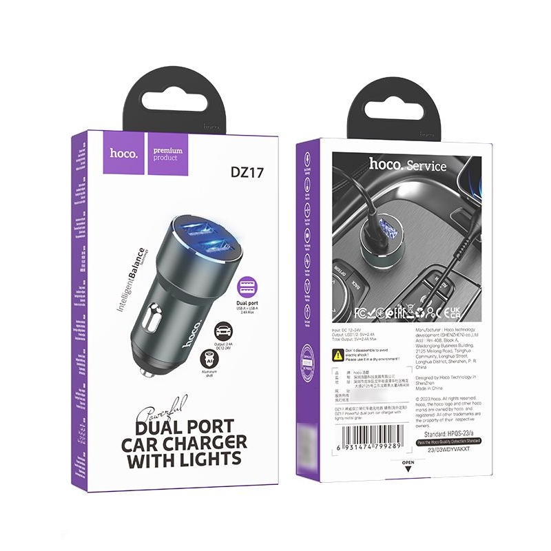 ������������� �������� ������� Hoco DZ17 2 USB ����� | �������, �������� ����������