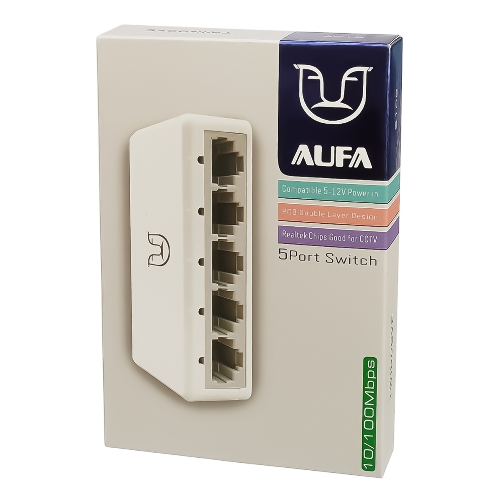 ���������� Alfa S105 switch 10/100Mbps 5 �����, ����