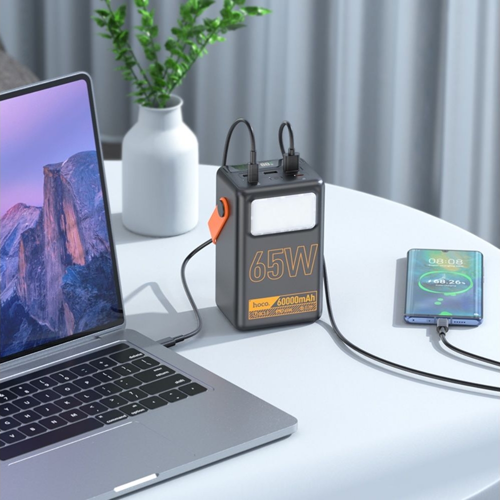 Power bank Hoco J110A, 60000 ���, 65 ��, ������, Power Delivery (PD)