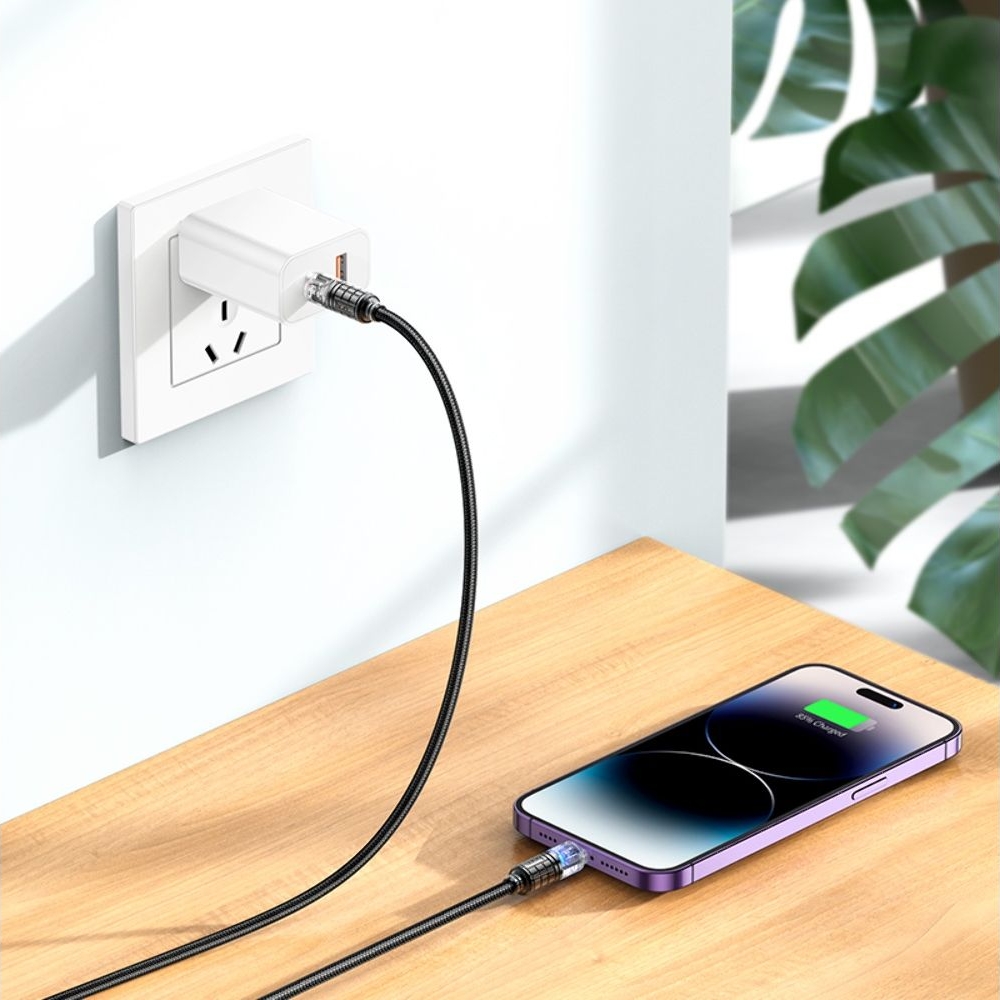 ������ Hoco U122 Type-C �� Lightning 1m, ������