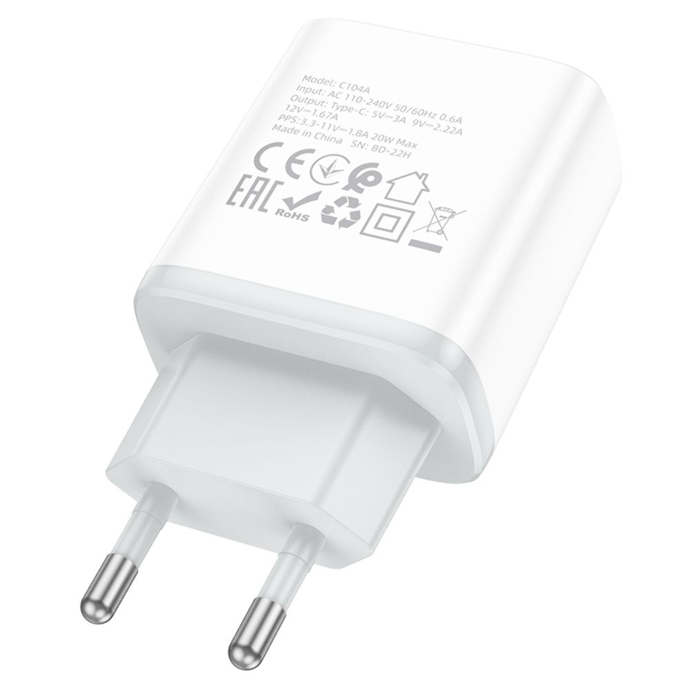 ������� �������� ���������� Hoco C104A, Power Delivery (20 ��), �����