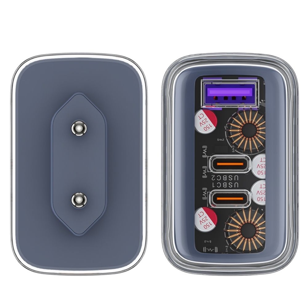 ������� �������� ���������� Acefast A45, 1 USB, 2 Type-C, Quick Charge, Power Delivery (65 ��), GaN, �����