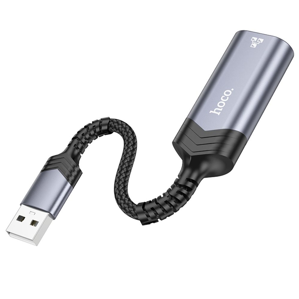 ������� ���������� Hoco UA26 100 Mbps USB to RJ45 metal, ����