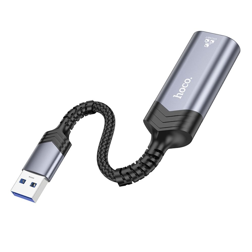 ������� ���������� Hoco UA26 1000 Mbps USB to RJ45 metal, ����